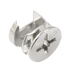 Litoexpe 12 x 10 mm Cam Lock Nut 20 Pcs, Joint Connector 12x10mm-20 Pcs