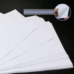 60 Sheets A4 Size 8.3×11.5 Inch Clear Double Sided Adhesive Tape Sheets, Super S