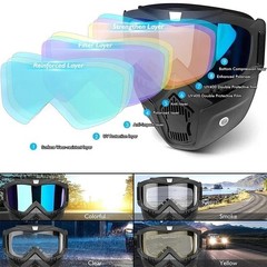 Safety Work Full Face Mask Shield & Goggles, Construction Eye Protection Eyewear