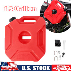 2Pack Portable 5L Gas Fuel Tank Petrol Storage Can For ATV UTV Motorcycle Car