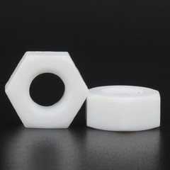 PTFE Plastic Hexagon Nuts Hex Nuts M4 M5 M6 M8 M10 M12 M14 M16 M18 M20 M22-M30