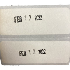 Date stamp & Ink pad black Ink Extreme quality for long lasting performance 2031
