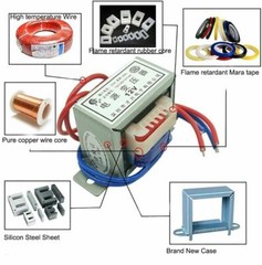 1W To 300W Power Transformer 110/220/380V To 6V 110V -380V Output AC Single/Dual