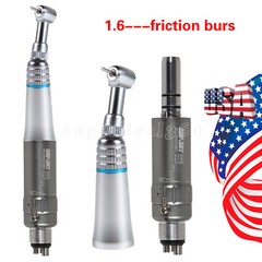 1-5*Dental Contra Angle handpiece Fit FG1.6mm Friction Bur /Air Motor 4 Hole Or