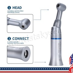 Contra Angle Slow Low Speed Handpiece Push Botton 1:1 Gear USA YAD Dental