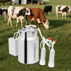 Pulsation Cow Milking Machine, Electric Cow Milker, Milking Machine with Stainle