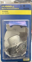 Hubbell HBL63CM69 Receptacle 50A 250V Torn Blemished Sealed New Package