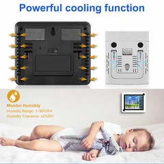 Digital LCD Display Thermometer Wireless Indoor & Outdoor Weather Station 24HRs