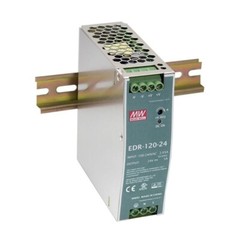 Mean Well EDR-120-24 AC-DC Industrial DIN Rail Power Supply