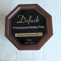 Dofash Professional Bobby Pins 260pcs Durable Tips Rust Resistant Strong Grip