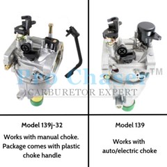 All Power APG3009N 6000 Watt 291cc Generator Carburetor Carb