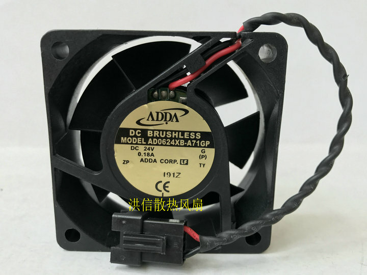 For ADDA 6025 AD0624XB-A71GP 24V 0.18A 6cm 6 cm inverter cooling fan
