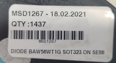 (1 PC) BAW56WT1G SMD DIODE ARRAY GP 70V 200MA SC70-3