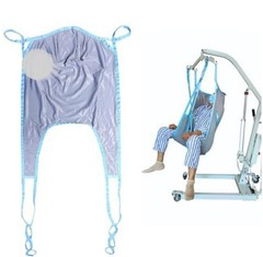 Universal Patient Lift Sling for Hoyer Style Lifts, Blue/Gray, Home Care