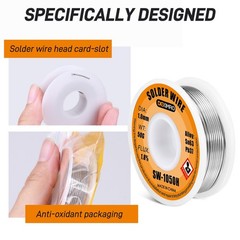 Solder Wire – Sn60/Pb40, 0.8mm Diameter, 50g, Low Melting Point & Fast Soldering