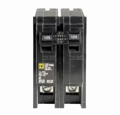 Square D HOM2125CP Homeline 125A 2-Pole Plug-On Circuit Breaker 120/240V