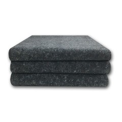 UBMOVE 3 Pack Grey Textile Moving Blankets 54″ x 72″ Pad