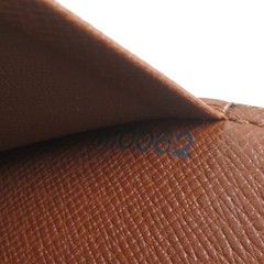 Auth LOUIS VUITTON Monogram Agenda/Note Cover File Brown – e61922i