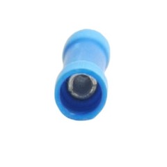Lot of 30 Panduit Butt Splice Connector Blue, Vinyl, 1.04in, 14AWG – 16AWG