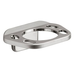 OakBrook 297-1004OB Brushed Nickel Zinc Toothbrush/Tumbler Holder 6 L in.