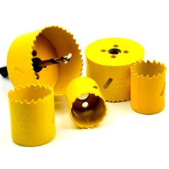 M42 Bi-Metal Hole Saw 7/8 Inch With Arbor and Pilot Center Drill Bit Hole Cutter