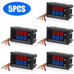 5/10pcs DC100V 10A Digital Voltmeter Ammeter LED Amp Volt Meter Current Gauge US