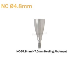 Dental Healing Abutment NC Ø3.6/4.8mm Dia Cover Screw fits ITI Straumann BL/BLT