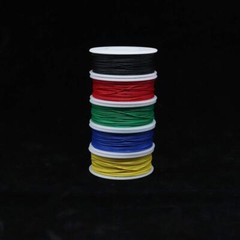 5pcs 164ft Copper Hookup Wire Kit Wrapping 30awg Cable Jumper Wire Solid Core Ti