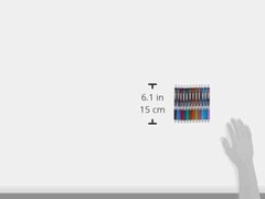 Pentel EnerGel RTX Retractable (0.7mm) Assorted Gel Colors, 12 Pk (BL77BP12M)