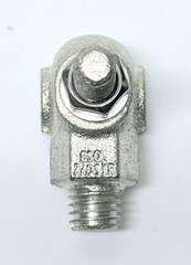 Five NSI HTGE-2/0TN Basket Ground Clamp, 8 SOL to 2/0 STR, Hex, Tin Plated 2-Way