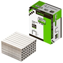 Meite 21GA 1/2 Inch Crown Stainless Steel Upholstery Staples 8016B (10,000 PCS)