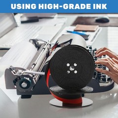 Nylon Typewriter Ribbon Set Easy to Install and Replace Red and Black Ink