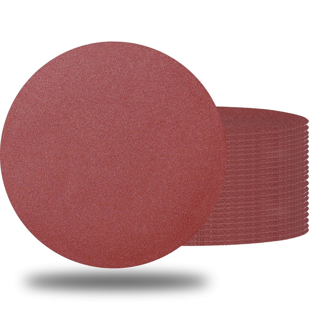 30 Pack 8″ PSA Sanding Discs Set – 5 Each of 80, 100, 120, 180,240, 400 Grit…
