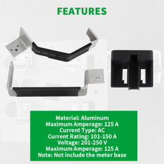 US For Challenger Multi-meter Panel Buss Bar Meter Socket Rebuild Kit Aluminum