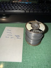 1.5 lbs Nassau Smelting & Refining Co, Rosin Core Solder Lashing wire #n3