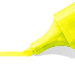 4 PCS 3641P WP4 Yellow Highlighter Textsurfer Classic Marker Pen Chisel