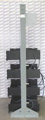 ELTEK 299197 – DC SYS FP2-48/600A – 23″ FLATPACK RACK w/Shelves & 200A BREAKERS
