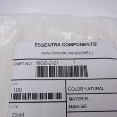 100 Pack Essentra Richo 6/6 Nylon Grommet Strips MGS-2-01