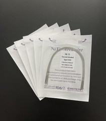 20Packs Dental Orthodontic Arcos Thermal Activated Niti Round Arch Wires Natural