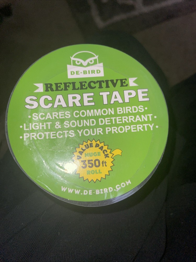 Versatile 350 Ft Reflective Bird Scare Tape – Ideal for Pigeon & Goose Control