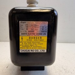 SANYO ELECTRIC S-LIGHT IGNITION TRANSFORMER 1PH 270/120VA 60HZ