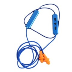 2Set Blue Ear Plugs Bluetooth Earphone For Work, Noise Suppression, Hearing USA