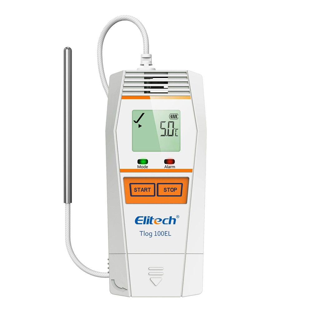 Elitech Tlog 100EL Temperature Data Logger Reusable Ultra-Low PDF Report USBPort