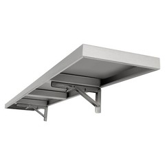 6FT Concession Stand Shelf for Window Trailer Food Truck Folding 304 Steel