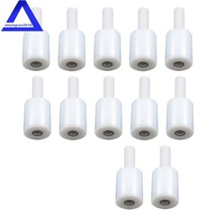 12 Rolls 5 in × 1000FT 80 Gauge Stretch Shrink Film Hand Wrap with Handle Clear