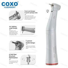 US COXO Dental Contra Angle Handpiece LED Low Speed Reduction/Increase Rotor