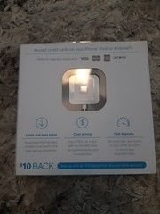 Square A-PKG-0206-01 Credit Debit Card Reader-White for Apple iPhone and Android