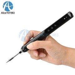 Portable Digital USB Smart Temperature Adjustable Soldering Iron 800mAh Battery