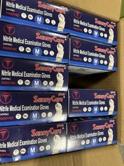 Sunny Care Nitrile Powder Free Exam Gloves Size Medium