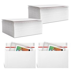 100 Pack 7″x4.35″ Trading Card Shipping Envelopes, Self-Adhesive for Sports Card
